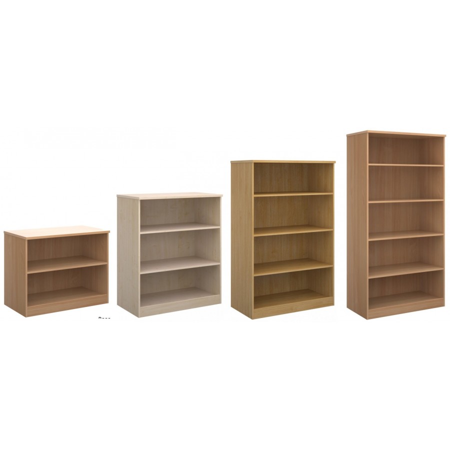 Deluxe 102cm WIDE Office Storage Bookcase - 2, 3, 4 or 5 Shelf